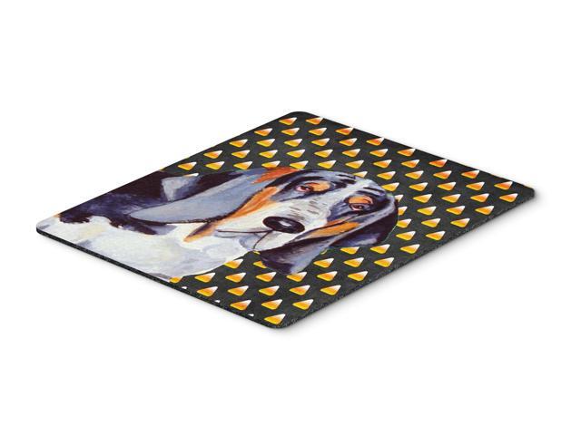 Basset Hound Candy Corn Halloween Portrait Mouse Pad Hot Pad or Trivet