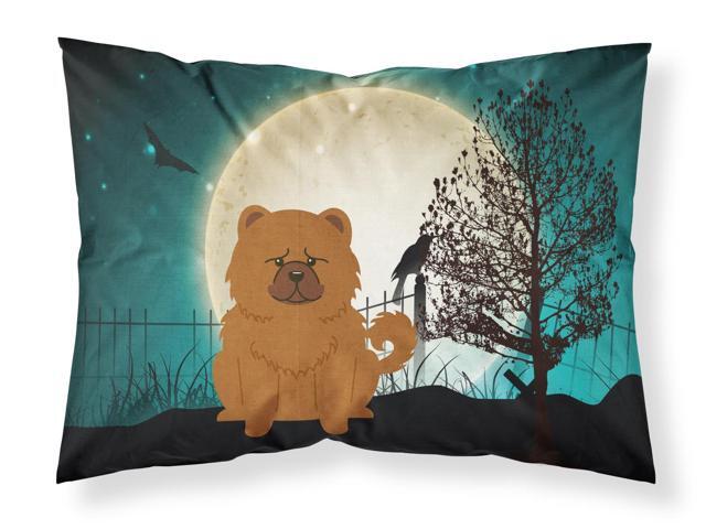 Halloween Scary Chow Chow Red Fabric Standard Pillowcase BB2332PILLOWCASE
