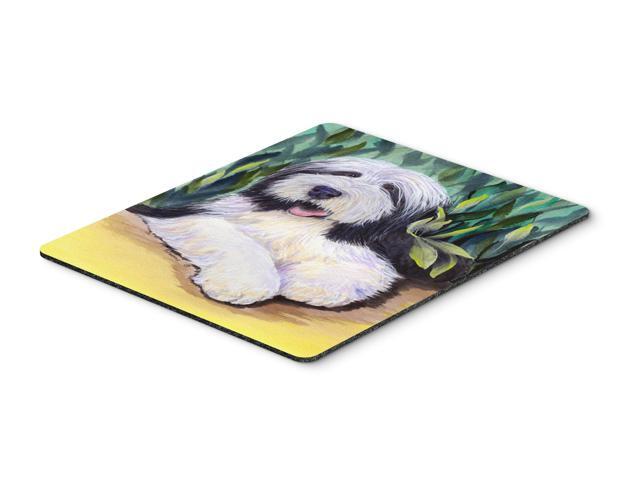 Bearded Collie Mouse Pad / Hot Pad / Trivet