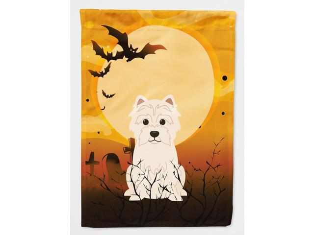 Halloween Westie Flag Canvas House Size BB4308CHF