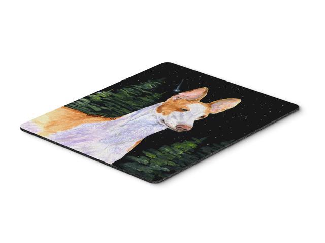 Starry Night Ibizan Hound Mouse Pad / Hot Pad / Trivet