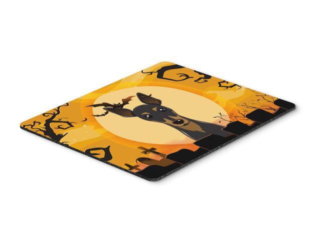 Halloween Min Pin Mouse Pad Hot Pad or Trivet BB1798MP