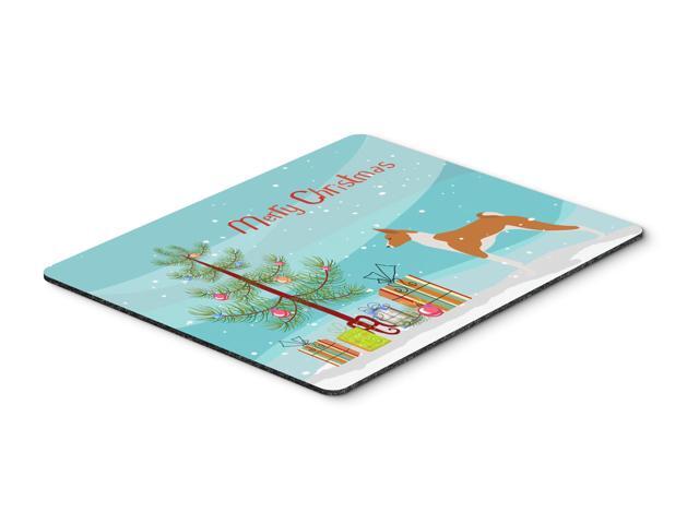 Basenji Merry Christmas Tree Mouse Pad Hot Pad or Trivet BB2992MP