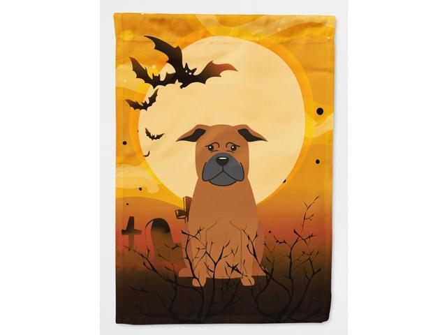 Halloween Chinese Chongqing Dog Flag Canvas House Size BB4377CHF