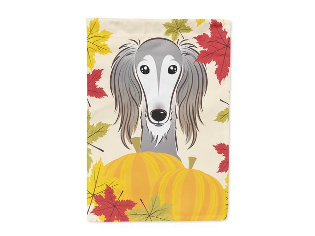 Saluki Thanksgiving Flag Canvas House Size BB2035CHF