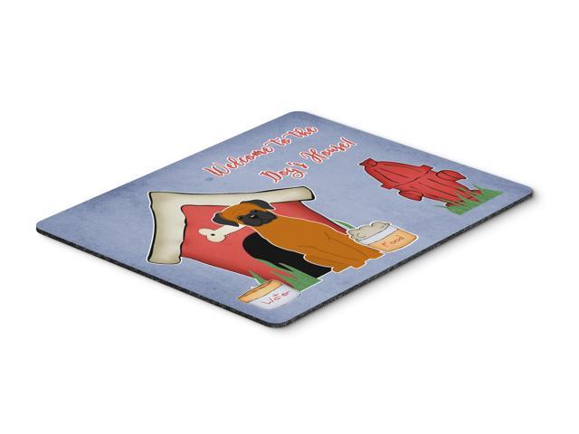 Dog House Collection Fawn Boxer Mouse Pad Hot Pad or Trivet BB2869MP
