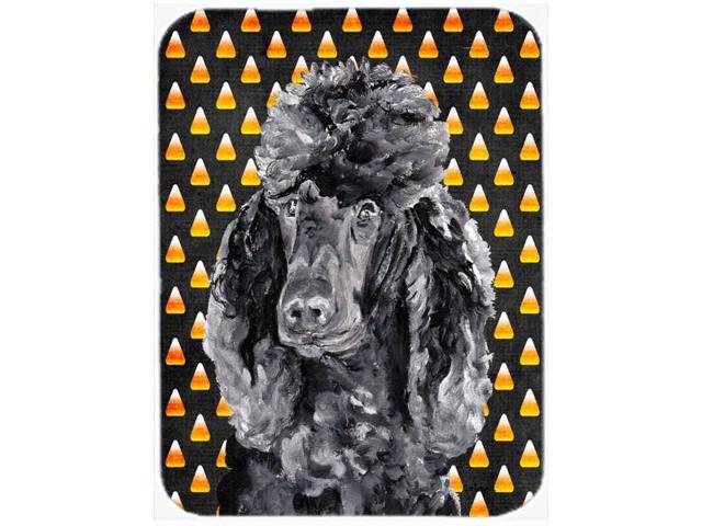 Black Standard Poodle Candy Corn Halloween Mouse Pad Hot Pad or Trivet SC9650MP