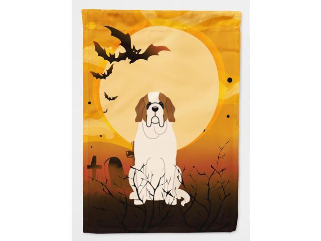 Halloween Saint Bernard Flag Canvas House Size BB4301CHF