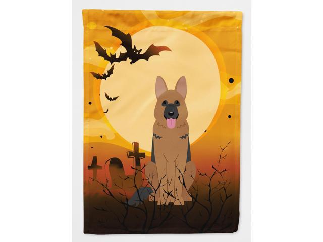 Halloween German Shepherd Flag Canvas House Size BB4333CHF