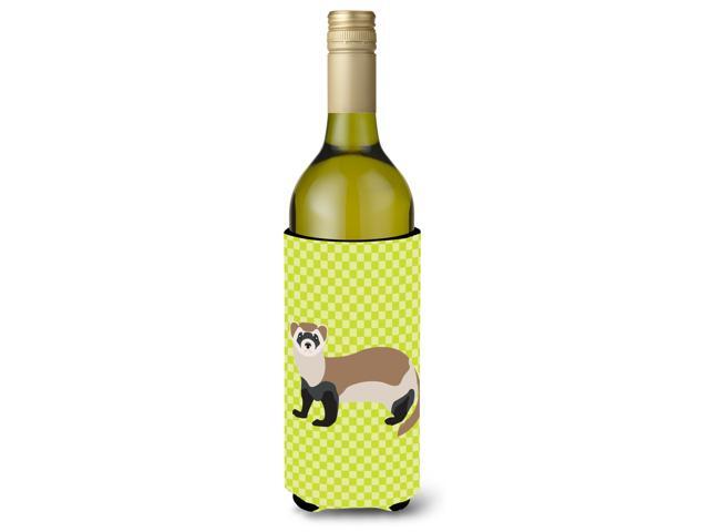 Ferret Green Wine Bottle Beverge Insulator Hugger BB7704LITERK