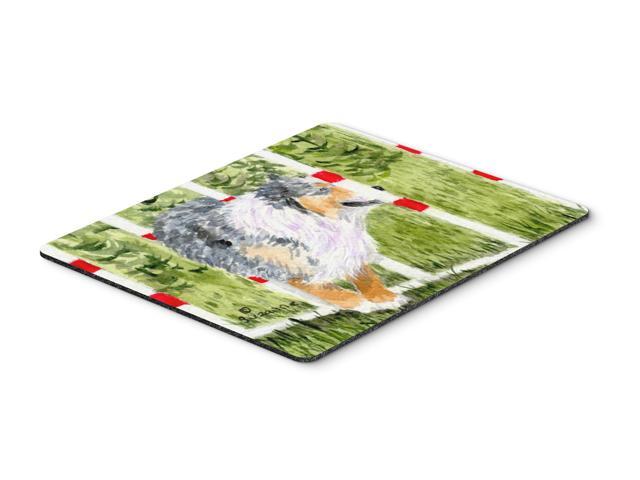 Australian Shepherd Mouse pad hot pad or trivet