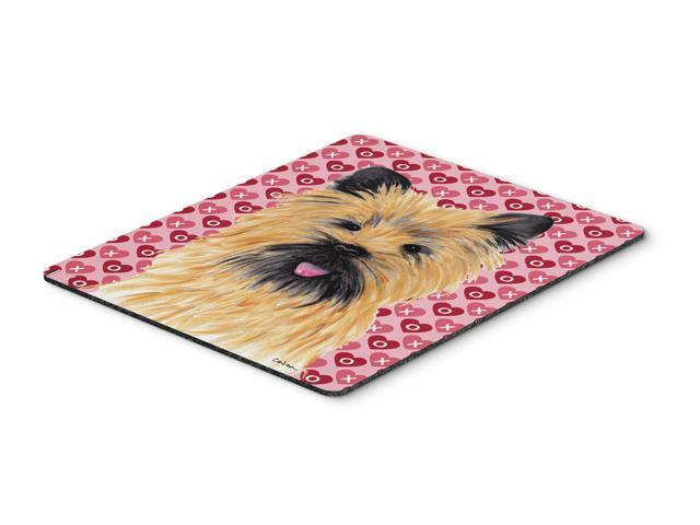 Cairn Terrier Hearts Love and Valentine's Day Mouse Pad Hot Pad or Trivet