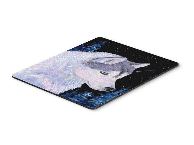 Siberian Husky Mouse Pad Hot Pad or Trivet