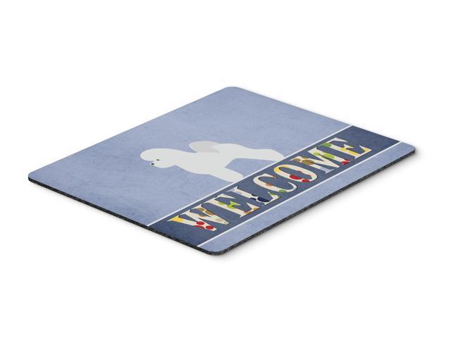 Bichon Frise Welcome Mouse Pad Hot Pad or Trivet BB5549MP