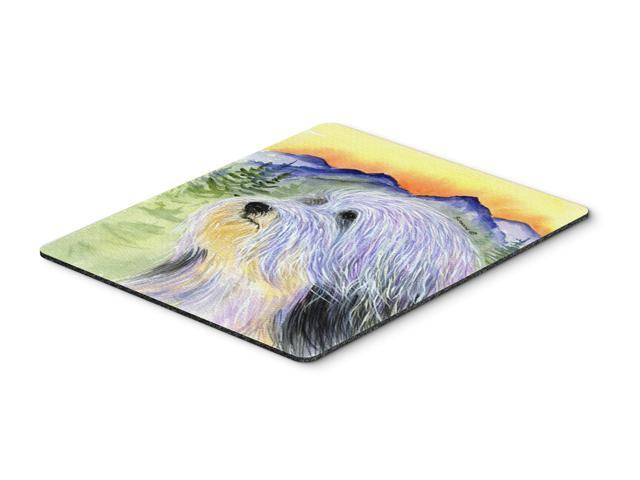 Bearded Collie Mouse Pad / Hot Pad / Trivet