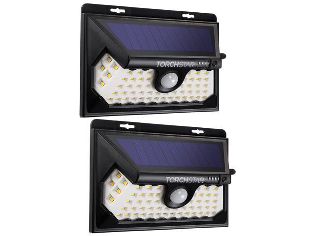 TORCHSTAR 58 LED Solar Powered Security Light 4 Modes Wireless Motion Sensor Dusk to Dawn Light 270° Beam Angle IP65 Waterproof for Yard