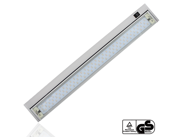 Extendable 110V 6W Multi-function LED Under Cabinet Lighting Fixture - Angle Adjustable LED Mirror Light - Warm White 90 LEDs - Toughened Glass
