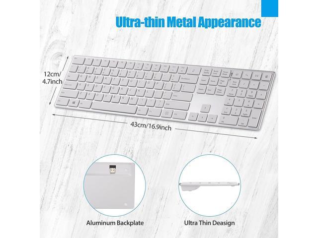 NeweggBusiness - tieti K01R Wireless Keyboard, 2.4G Slim and