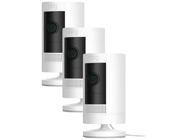 Ring Stick Up Cam Plug-In | Weather-Resistant Outdoor Camera, Live View, Color Night Vision, Two-way Talk, Motion alerts, ...