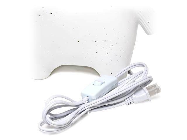 Simple Designs Porcelain Unicorn Shaped Table Lamp