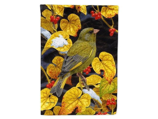 Caroline's Treasures ASA2069CHF European Greenfinch Canvas House Size Flag Multicolor Large