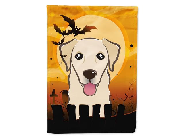 Caroline's Treasures BB1810CHF Halloween Golden Retriever Canvas House Size Flag Multicolor Large