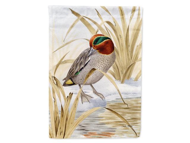 Caroline's Treasures ASA2059CHF Eurasian Teal Duck Canvas House Size Flag Multicolor Large