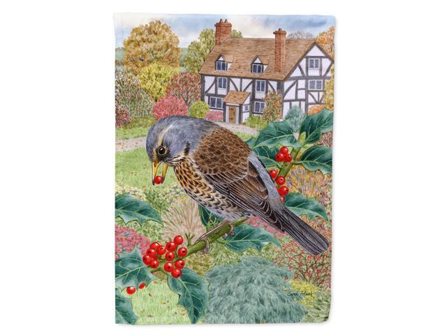 Caroline's Treasures ASA2092CHF Fieldfare Canvas House Size Flag Multicolor Large