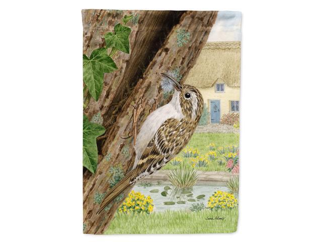 Caroline's Treasures ASA2094CHF Treecreeper Canvas House Size Flag Multicolor Large