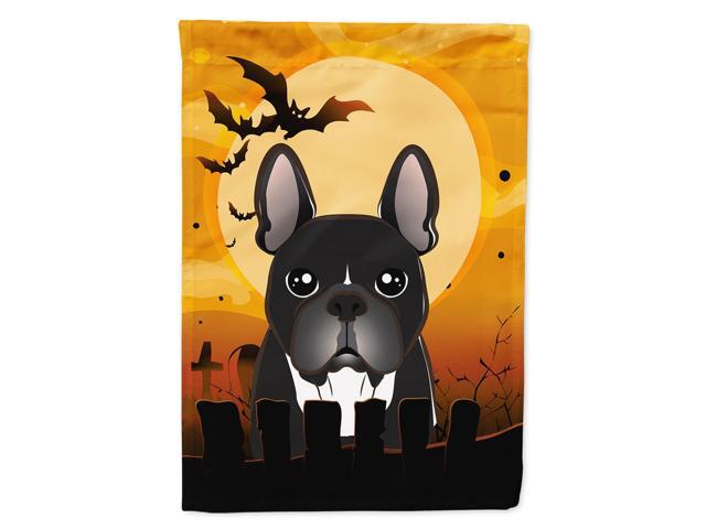 Caroline's Treasures BB1785CHF Halloween French Bulldog Canvas House Size Flag Multicolor Large