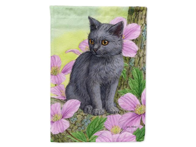 Caroline's Treasures ASA2165CHF Chartruex Kitten Canvas House Size Flag Multicolor Large