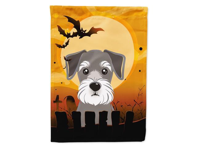 Caroline's Treasures BB1764CHF Halloween Schnauzer Canvas House Size Flag Multicolor Large