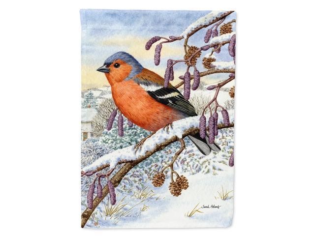 Caroline's Treasures ASA2066CHF Eurasian Bullfinch Canvas House Size Flag Multicolor Large