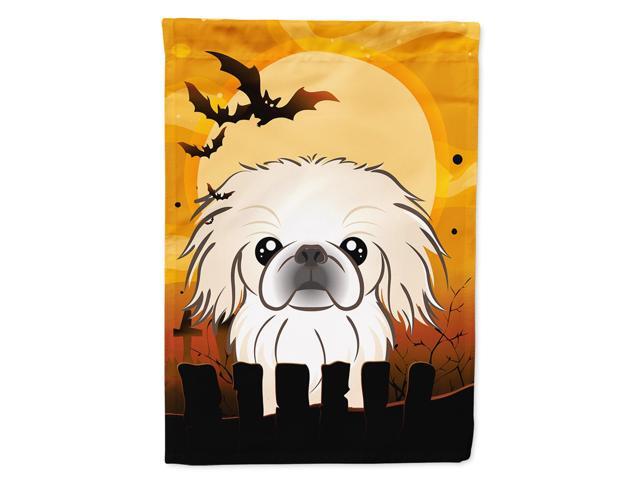 Caroline's Treasures BB1779CHF Halloween Pekingese Canvas House Size Flag Multicolor Large