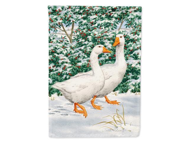 Caroline's Treasures ASA2012CHF Geese Canvas House Size Flag Multicolor Large
