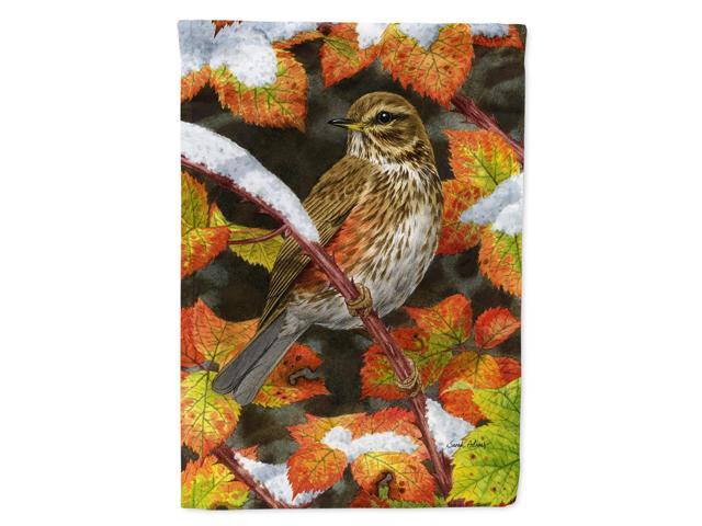 Caroline's Treasures ASA2067CHF Redwing Canvas House Size Flag Multicolor Large