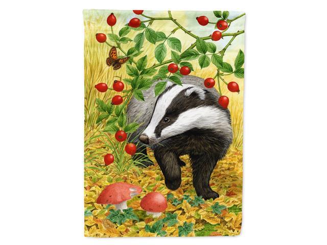 Caroline's Treasures ASA2135CHF Badger Canvas House Size Flag Multicolor Large