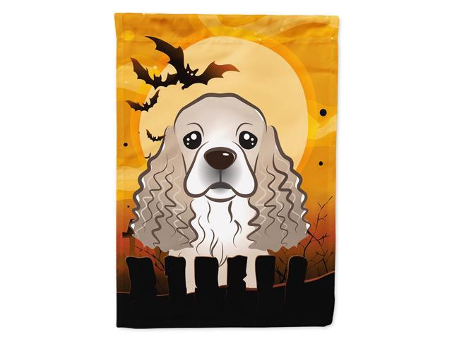 Caroline's Treasures BB1774CHF Halloween Cocker Spaniel Canvas House Size Flag Multicolor Large
