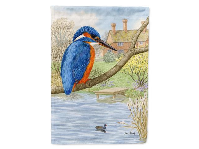 Caroline's Treasures ASA2093CHF Kingfisher Canvas House Size Flag Multicolor Large
