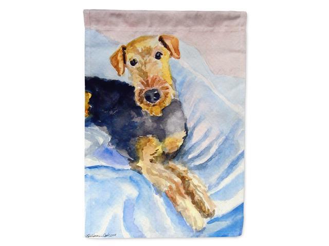 Caroline's Treasures 7335CHF Cozy Airedale Terrier Flag Canvas Large Multicolor