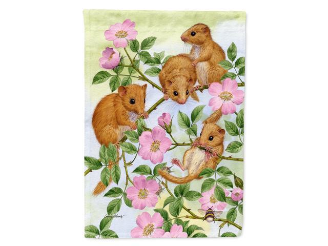 Caroline's Treasures ASA2136CHF Dormice Dormouse Canvas House Size Flag Multicolor Large