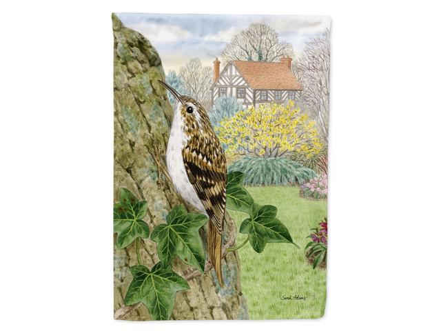 Caroline's Treasures ASA2099CHF Treecreeper Canvas House Size Flag Multicolor Large