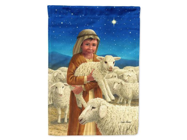 Caroline's Treasures ASA2141CHF Shepherd and His Sheep Canvas House Size Flag Multicolor Large
