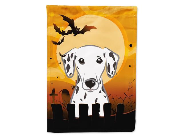 Caroline's Treasures BB1768CHF Halloween Dalmatian Canvas House Size Flag Multicolor Large