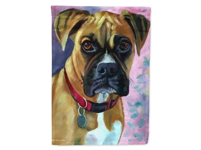 Caroline's Treasures 7338CHF Natural Fawn Boxer Flag Canvas Large Multicolor