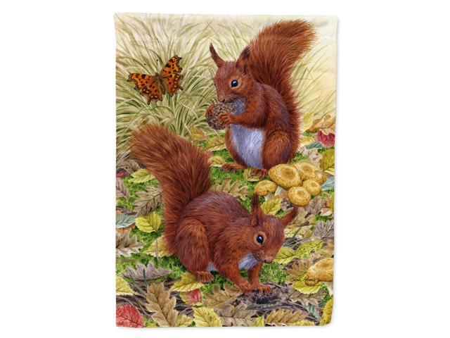 Caroline's Treasures ASA2133CHF Red Squirrels Canvas House Size Flag Multicolor Large