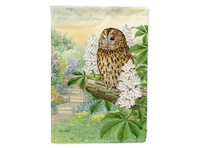 Caroline's Treasures ASA2101CHF Tawny Owl Canvas House Size Flag Multicolor Large