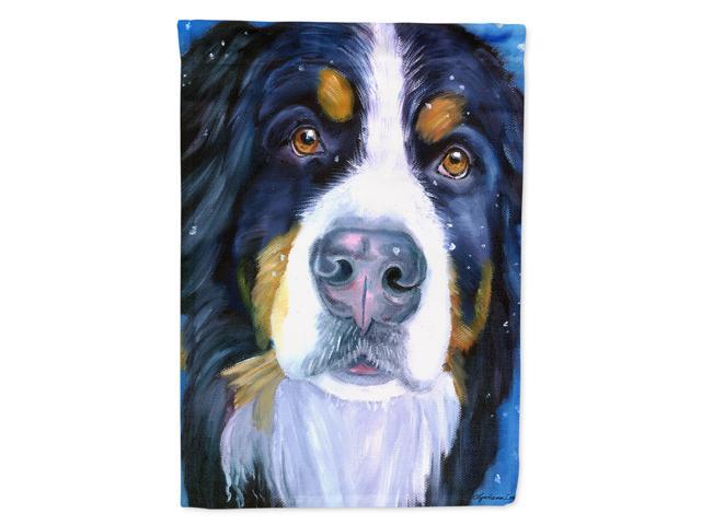 Caroline's Treasures 7337CHF Luca the Bernese Mountain Dog Flag Canvas Large Multicolor