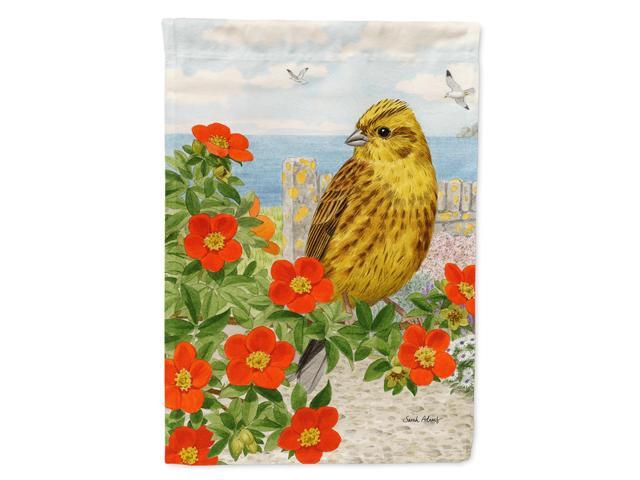 Caroline's Treasures ASA2107CHF Yellowhammer Canvas House Size Flag Multicolor Large