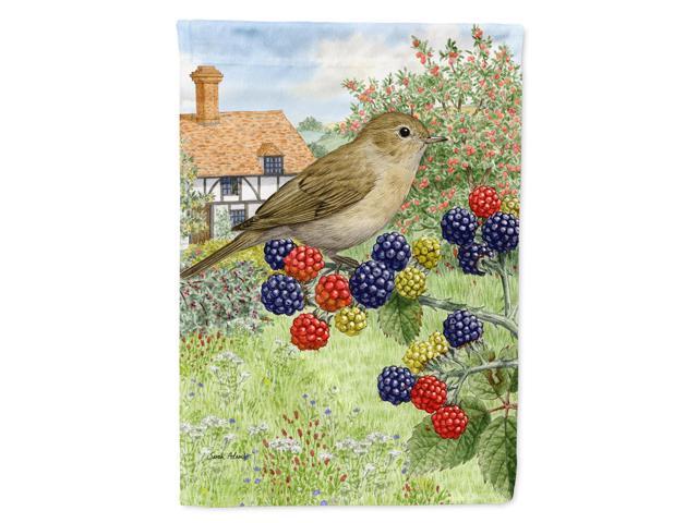 Caroline's Treasures ASA2096CHF Garden Warbler Canvas House Size Flag Multicolor Large
